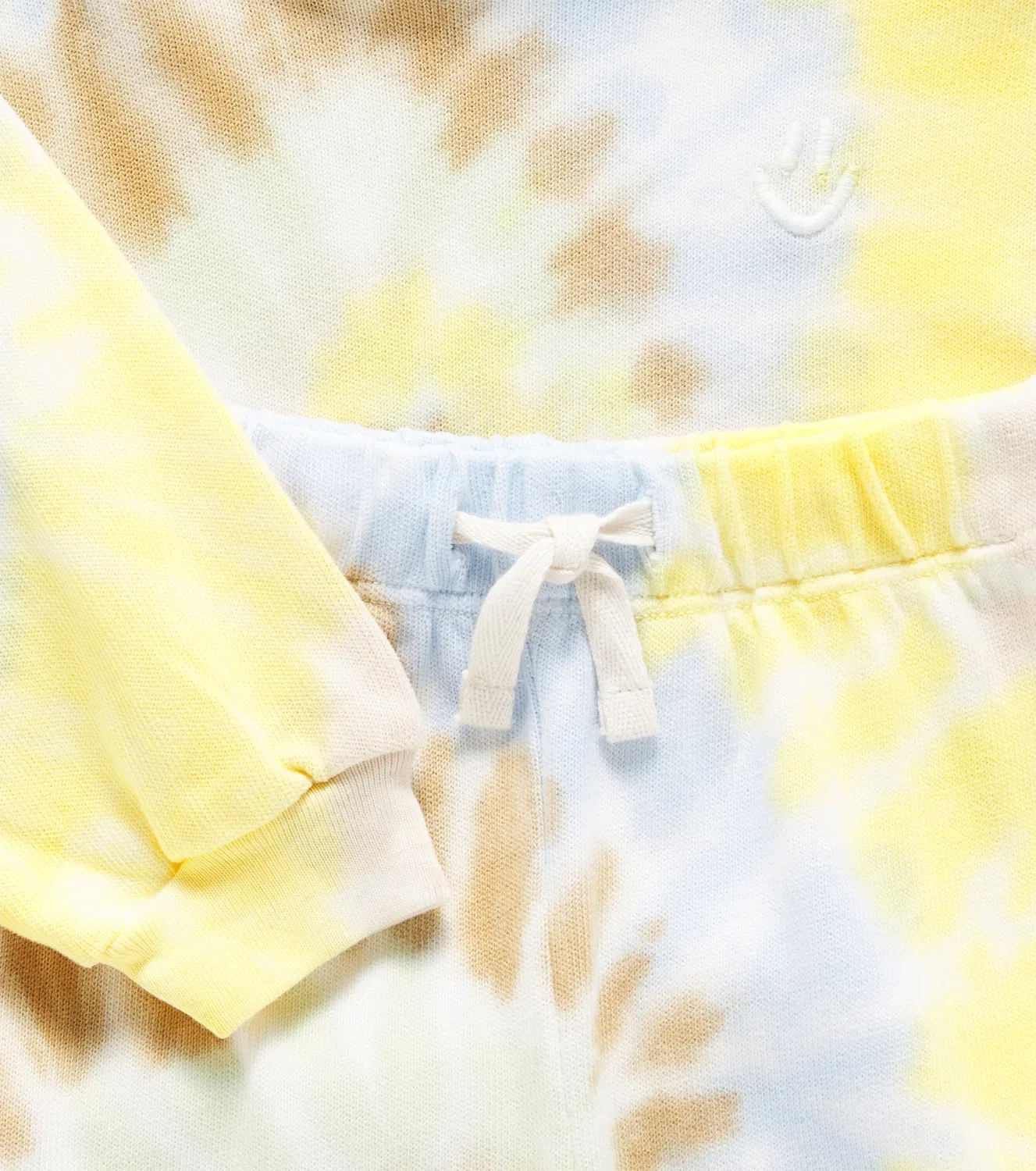 Комплект из свитшота и спортивных штанов Tie Dye Swirl Molo, коричневый — фото 3