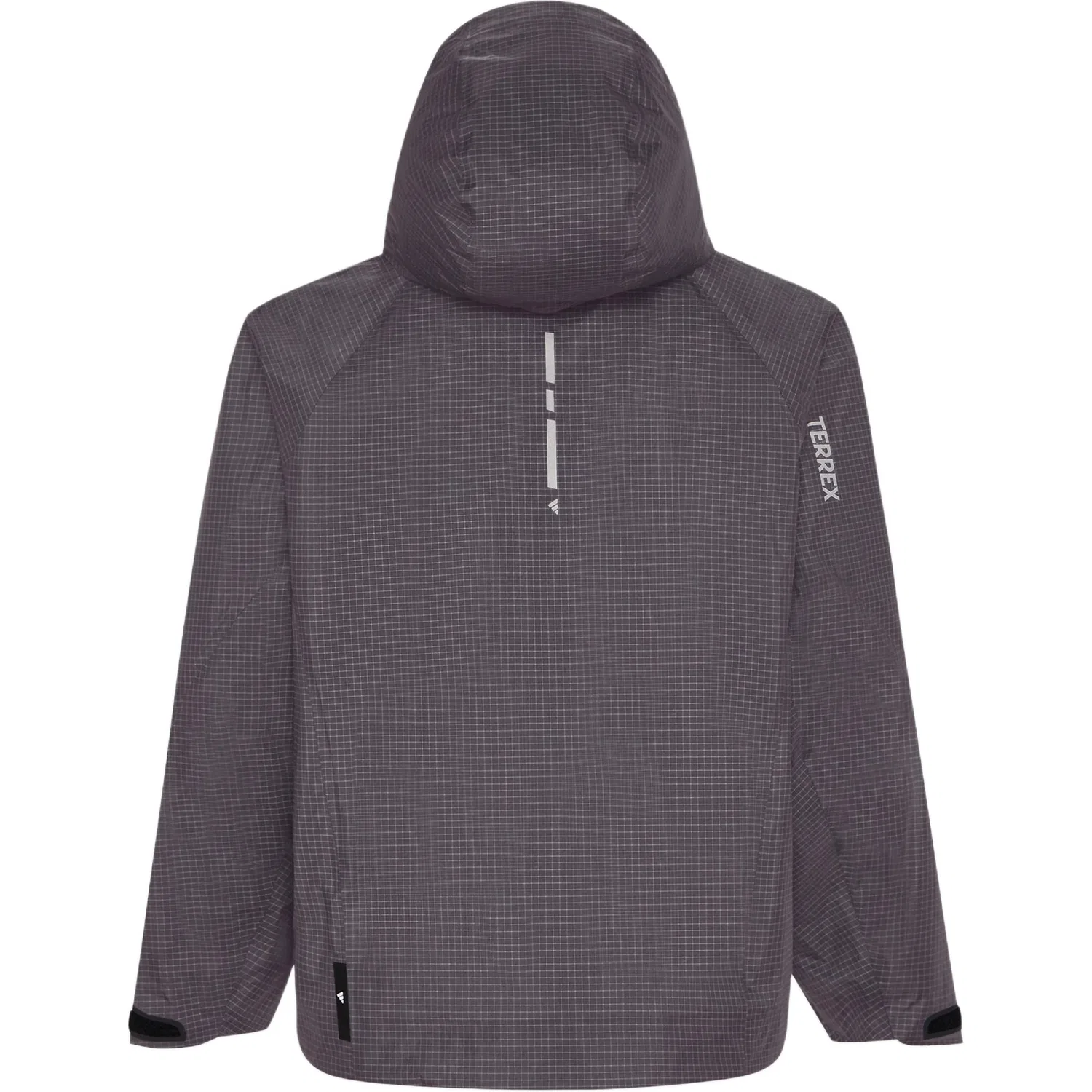 Мужская куртка с капюшоном Adidas Terrex, Stratum Gray — фото 3