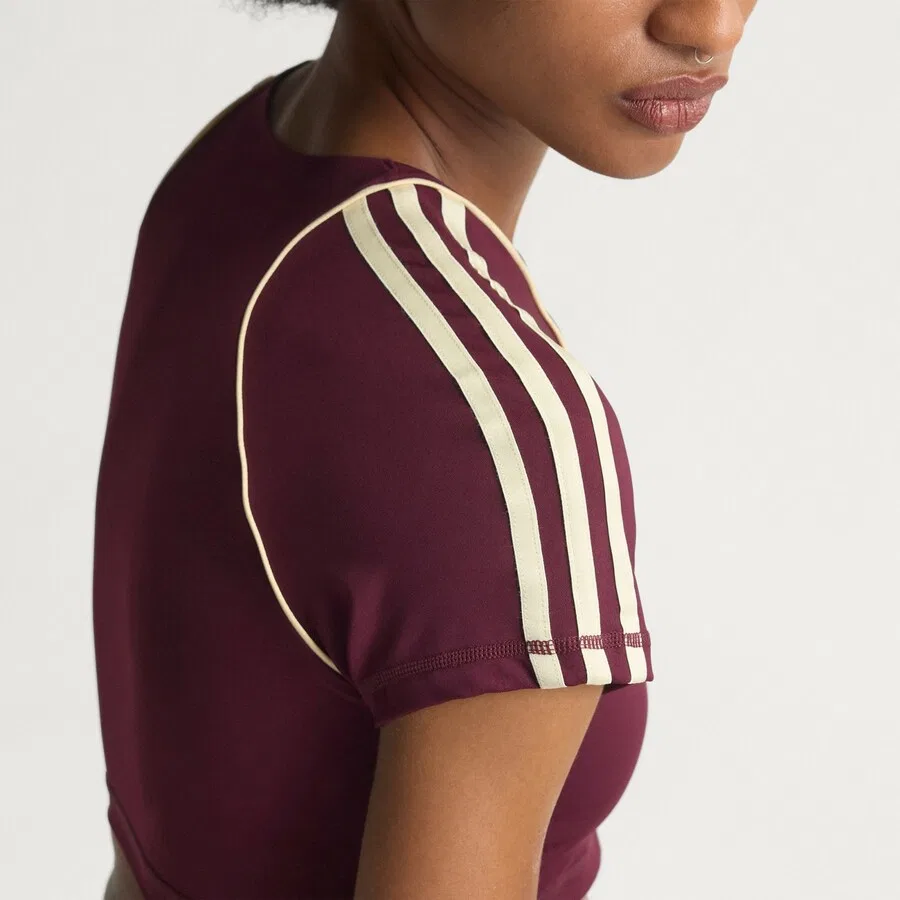 Спортивная футболка ADIDAS PERFORMANCE Performance Shirt цвета бордо — фото 4