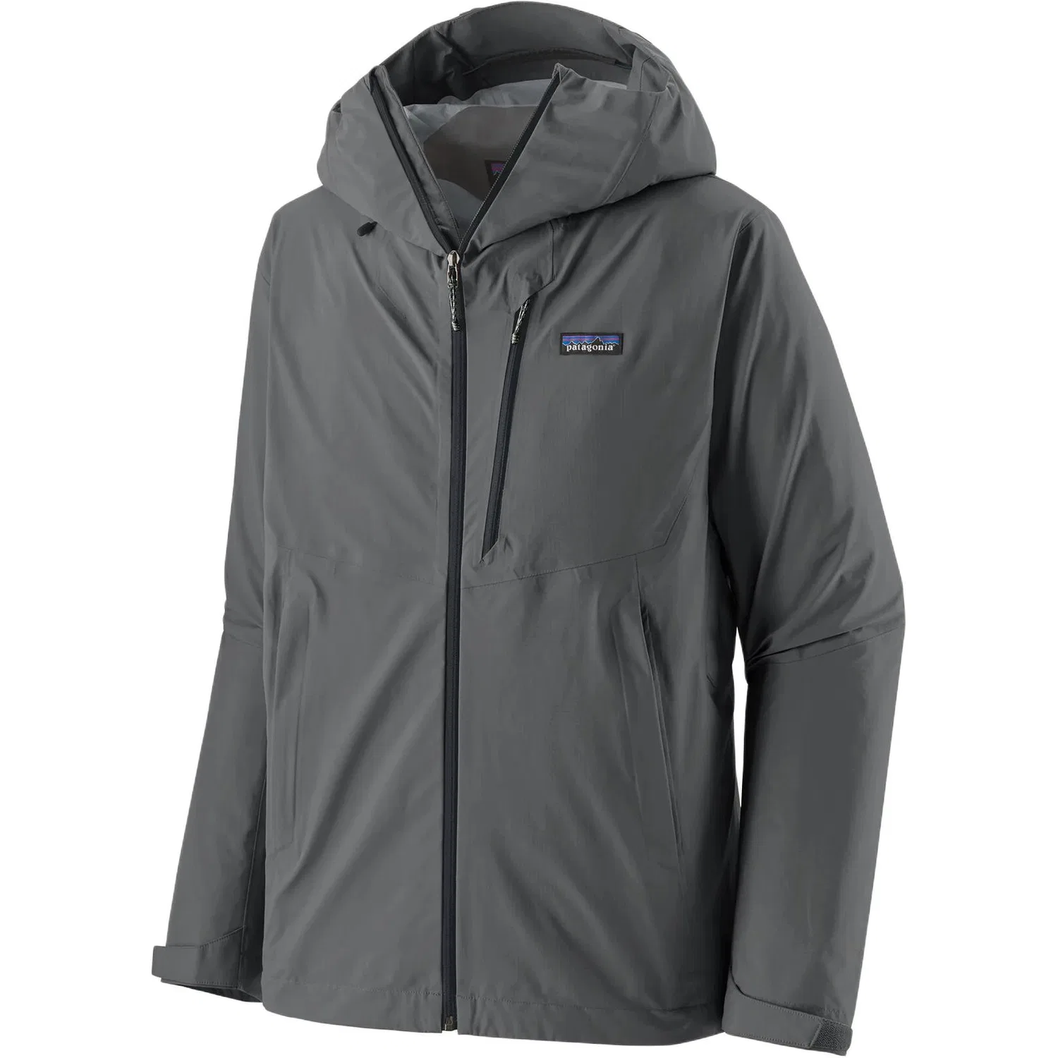 Мужская ветровка с длинным рукавом Patagonia, Forge Gray & Black