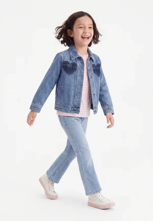 Куртка джинсовая Denim jacket Stella Mccartney Kids, Air Force Blue, синий