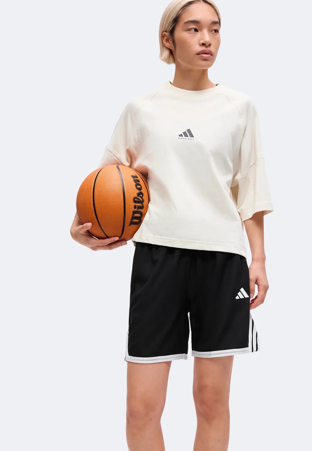 Шорты Crazylite - спортивные шорты Adidas Performance, Black/White — фото 4