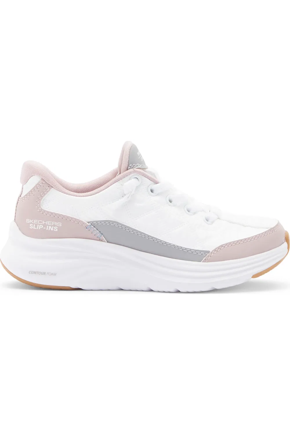 Кроссовки детские на контурной пенке Contour Foam SKECHERS, White/Lavender — фото 3
