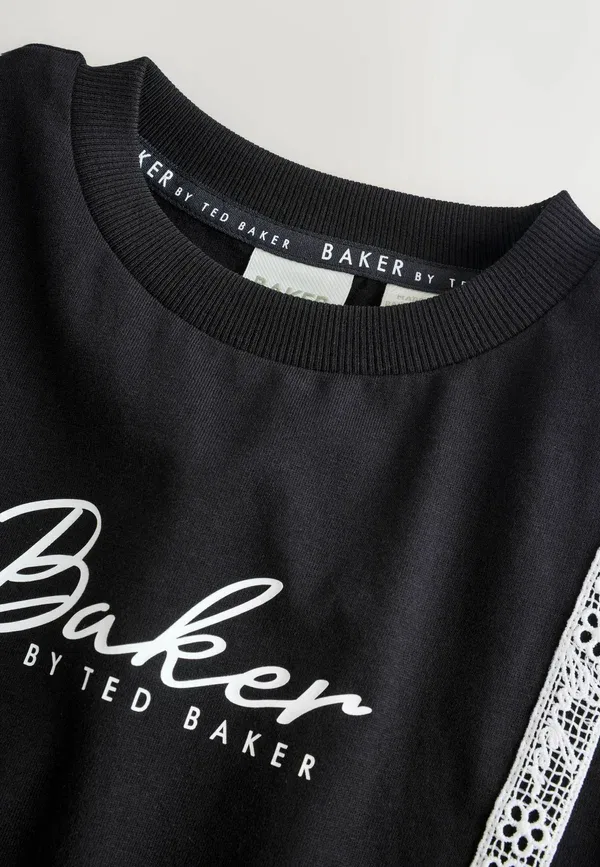 Стандартный крой - комплект из 2 предметов - футболка с принтом Baker By Ted Baker, черный — фото 4