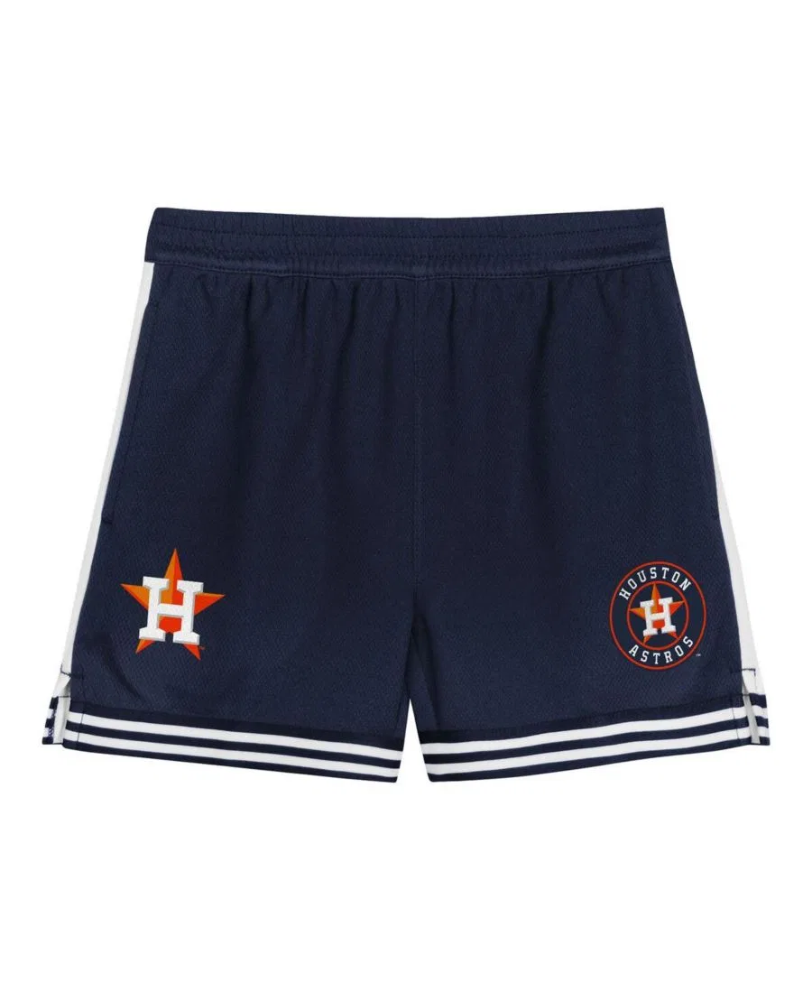 Комплект из футболки и шорт с принтом Houston Astros Hitter Infielder Outerstuff, Orange — фото 4