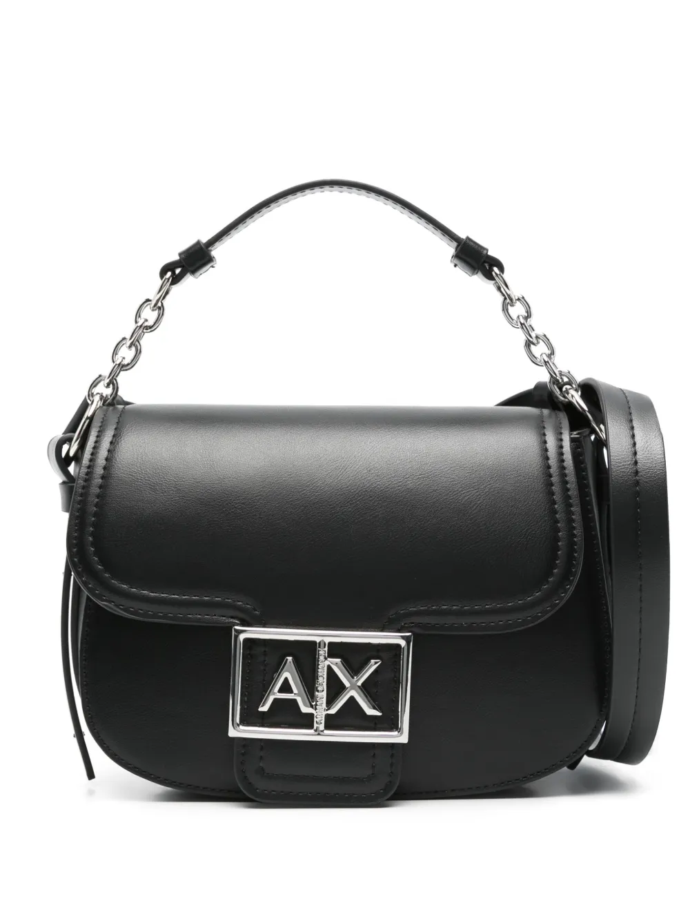 

Сумка через плечо с логотипом Armani Exchange, черный