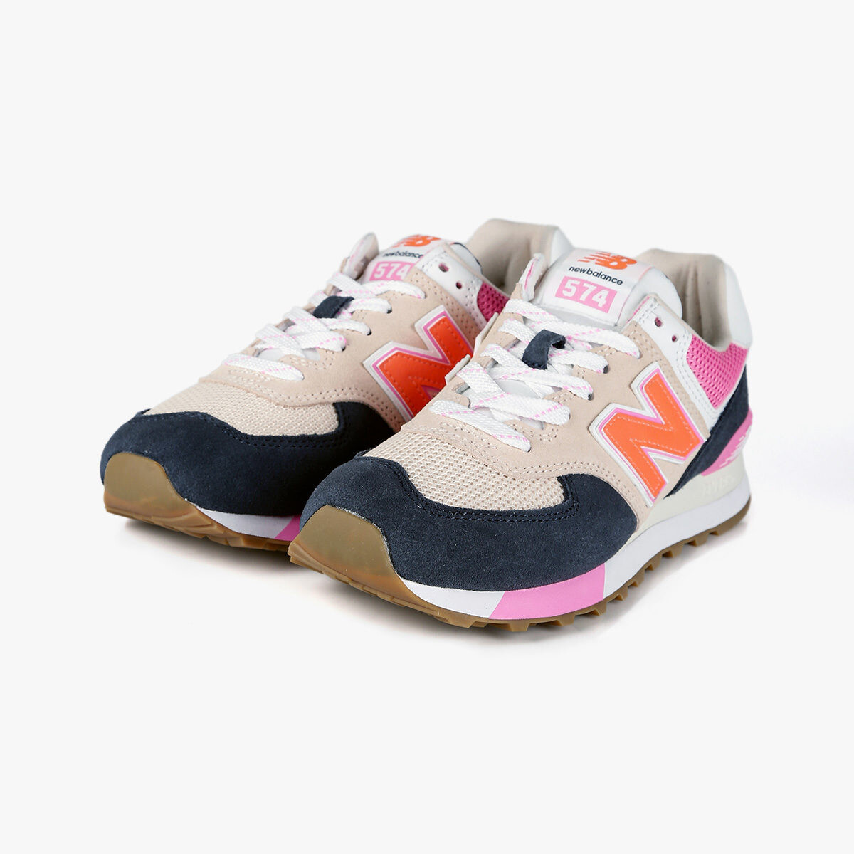 Кроссовки New Balance Wmns 574v2 Natural Indigo Vintage Rose, мультиколор — фото 4