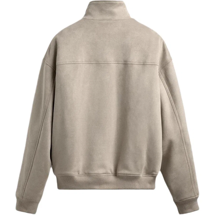 Мужская куртка-пуховик с отложным воротником Light Gray ZARA, Light Gray — фото 3