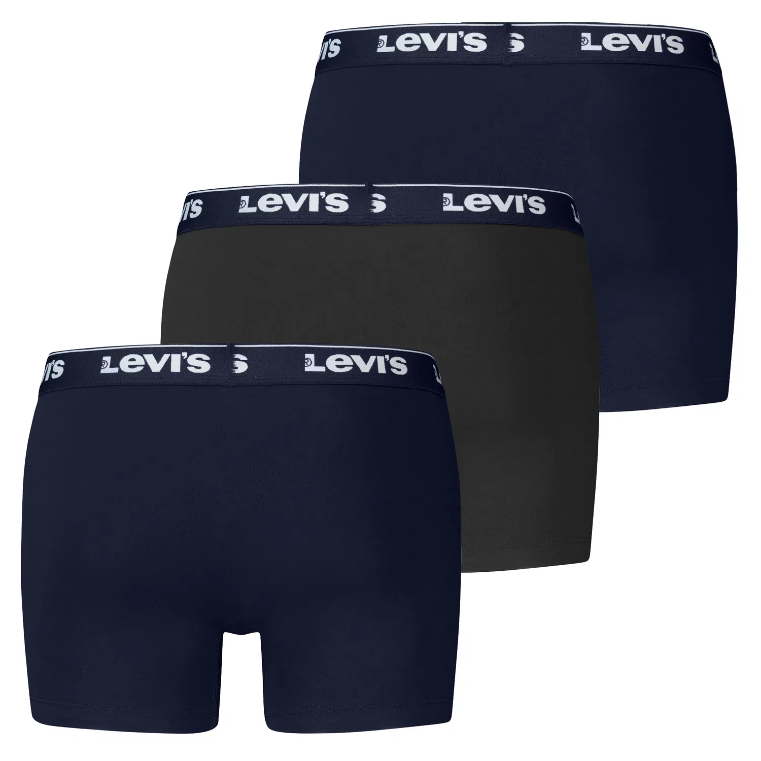 Боксеры-брифы с логотипом, комплект из 3 штук Levis, многоцветный — фото 2