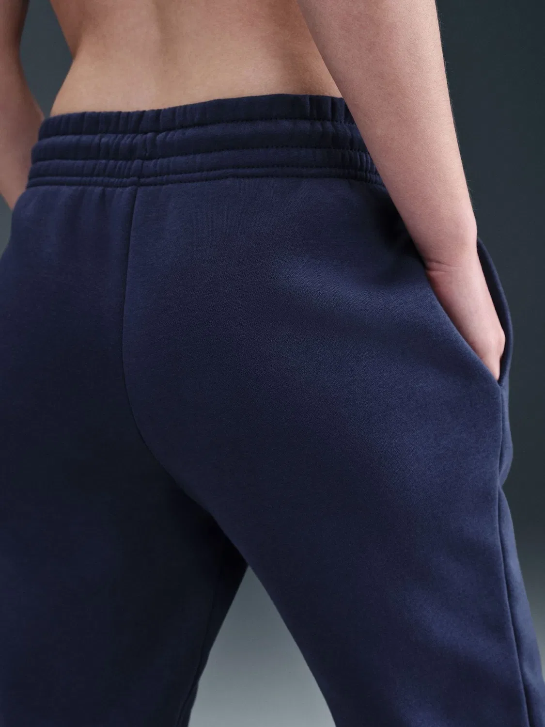 Джоггеры Nike Phoenix Fleece, Midnight Navy — фото 4