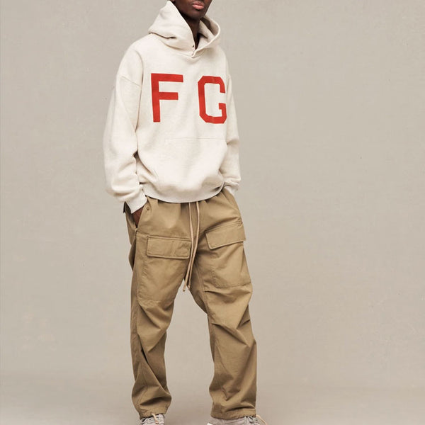 Толстовка monarch hoodie 'cream heather grey' Fear Of God, серый — фото 4