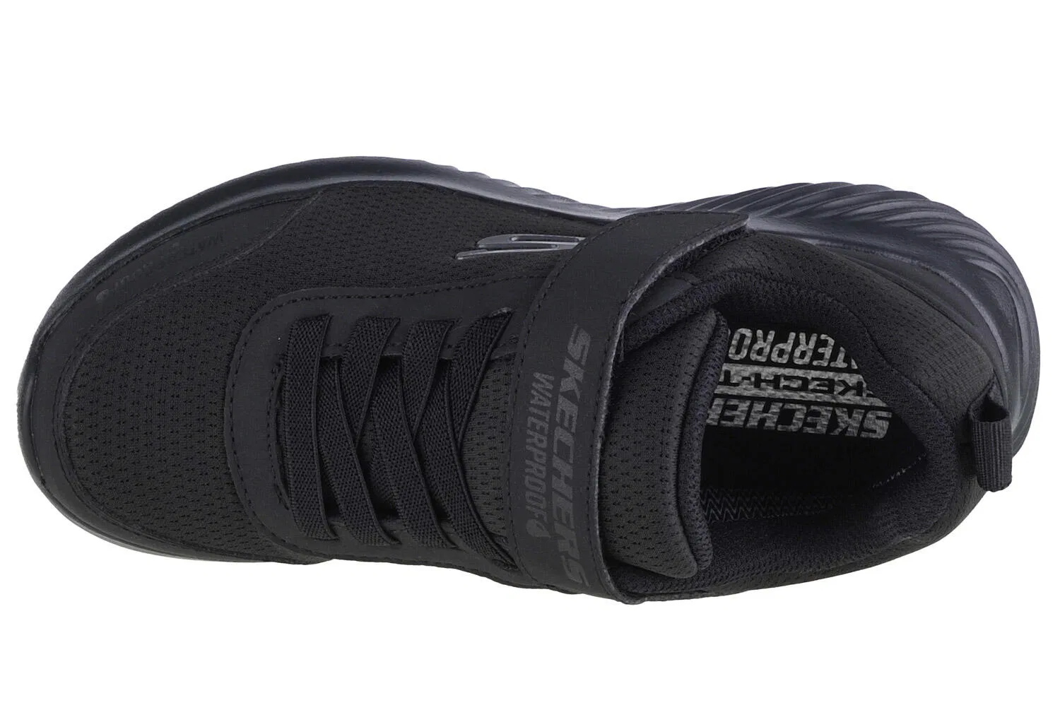 Детские кроссовки для мальчиков с технологией Lightweight Bounder-Dripper Drop Skechers, Schwarz — фото 3