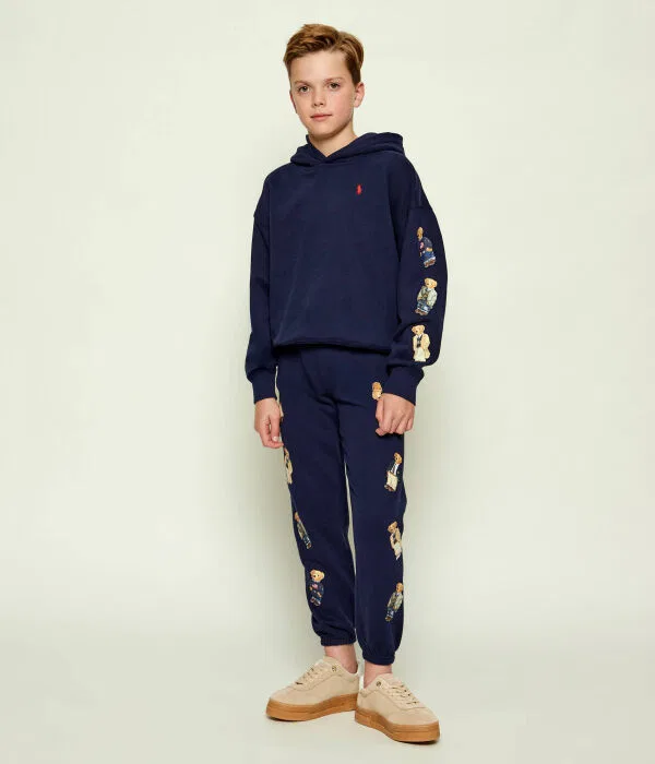 Детские спортивные штаны для мальчиков хлопковые Polo Ralph Lauren, Blu Marino — фото 2