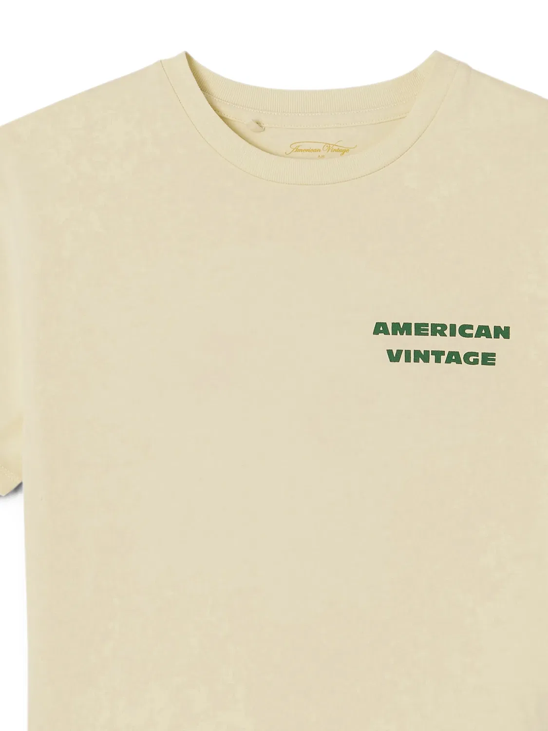 Футболка Fizvalley с логотипом American Vintage Kids, нейтральные цвета — фото 3