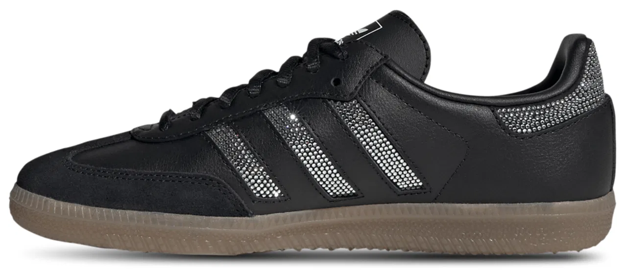 Кроссовки для девочек Samba OG Adidas, цвет Core Black/Silver/Core Black — фото 2