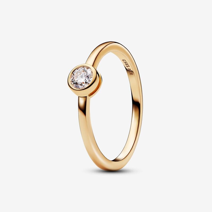 

Кольцо Pandora Era Lab-Grown Diamond Bezel, 0,25 карат, золото/бриллиант