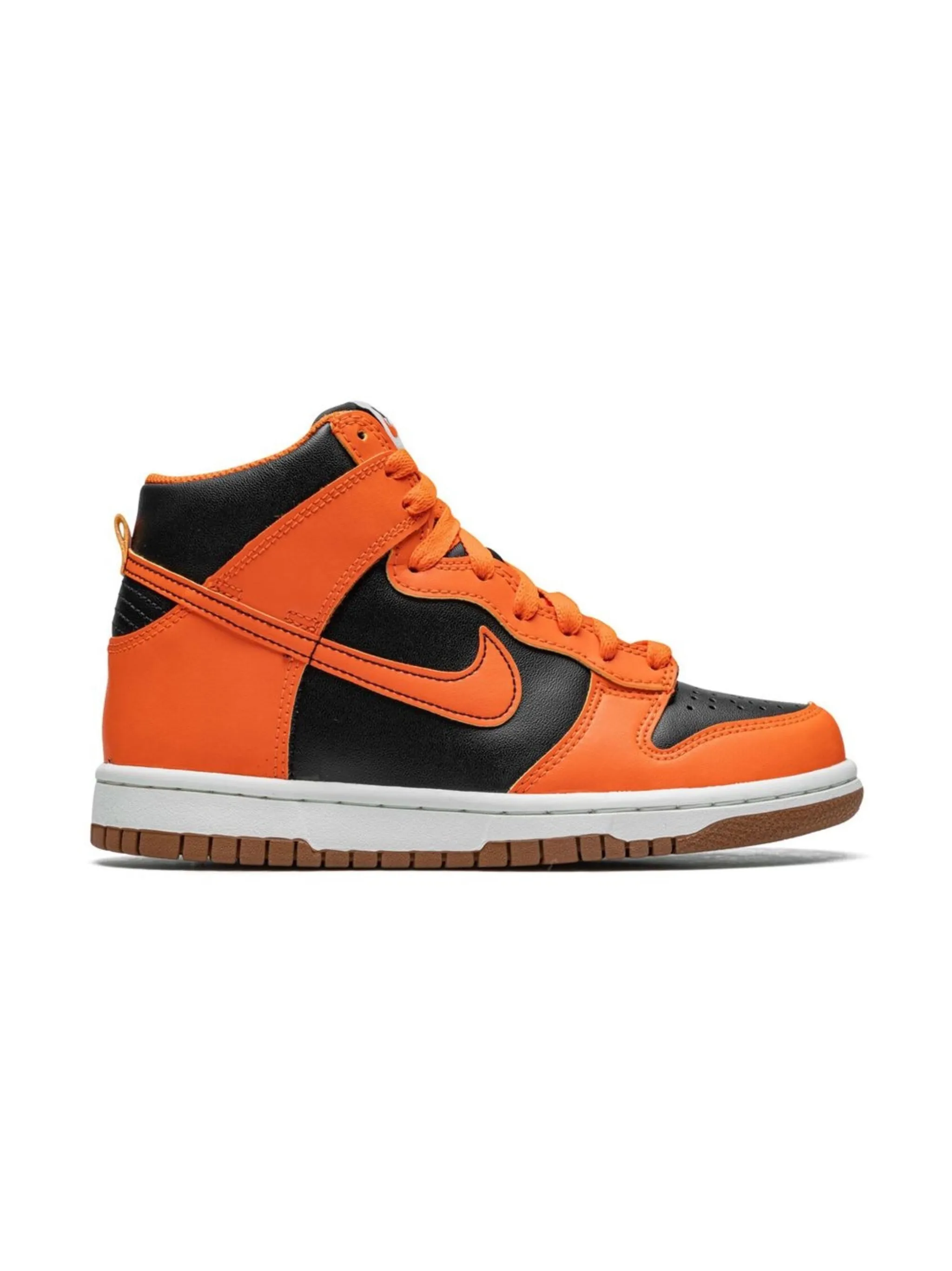Кроссовки Dunk High Nike Kids, оранжевый — фото 2