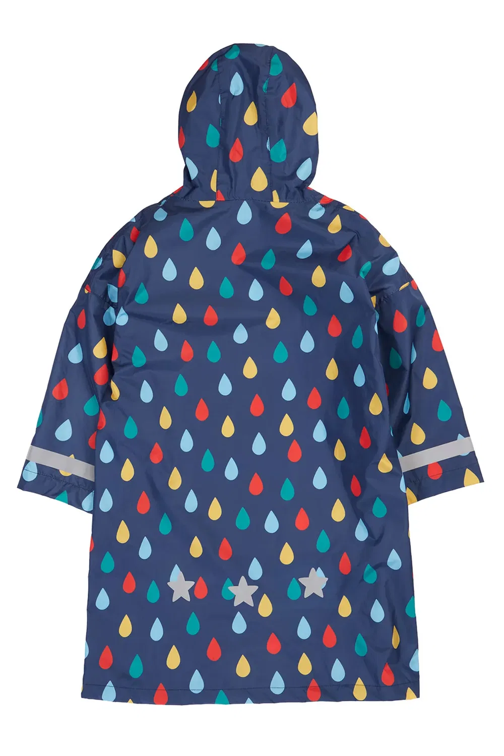 Детский дождевик-пончо Puddle Packaway Frugi, Blue — фото 3