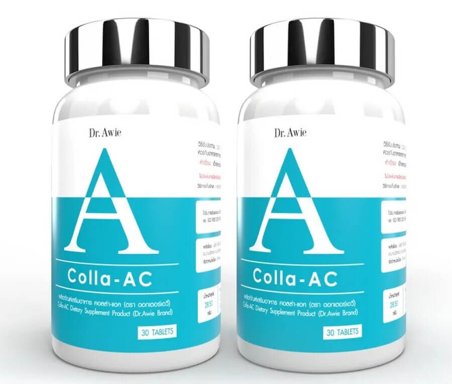 

Добавка для кожи с акне Dr.Awie Colla Ac, 2 банки х 30 таблеток