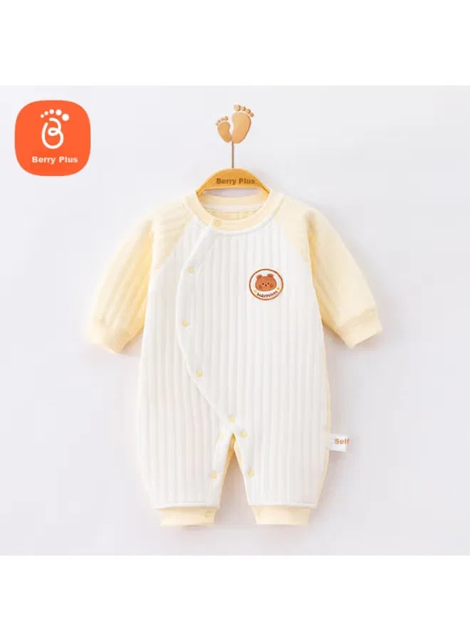 Боди-комбинезон утепленный с мягкой подкладкой Babyprints, желтый