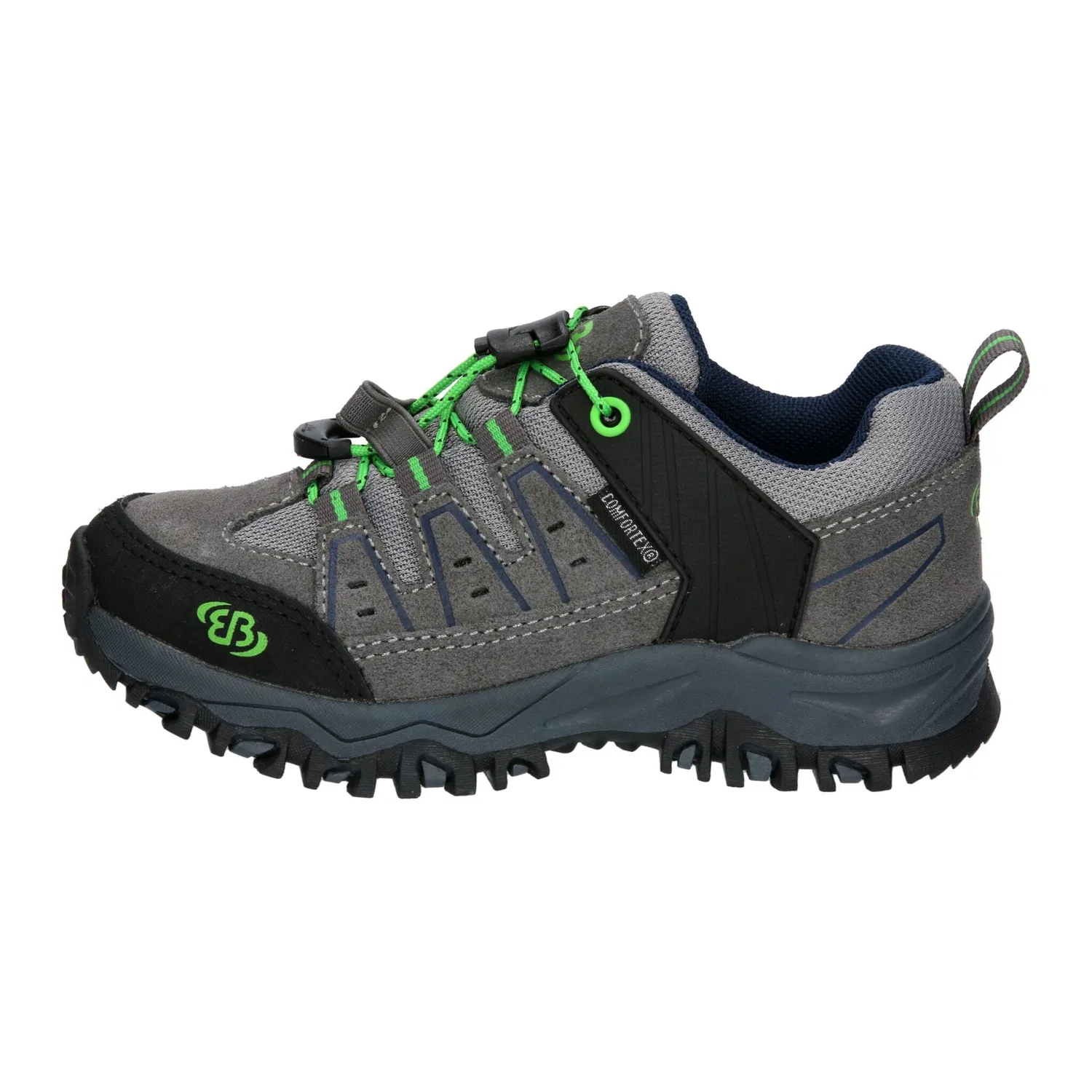 Детские низкие ботинки для активного отдыха Mount Pinos Kids Brütting, Gray — фото 2
