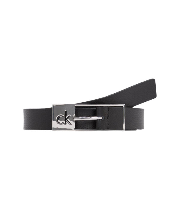 

Ремень кожаный Calvin Klein с пряжкой, черный