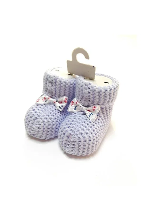 Детские пинетки трикотажные Bibaby, Blue
