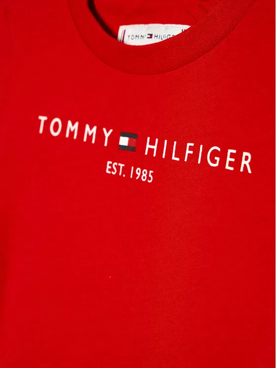 Футболка regular fit Essential Tommy Hilfiger, красный — фото 3