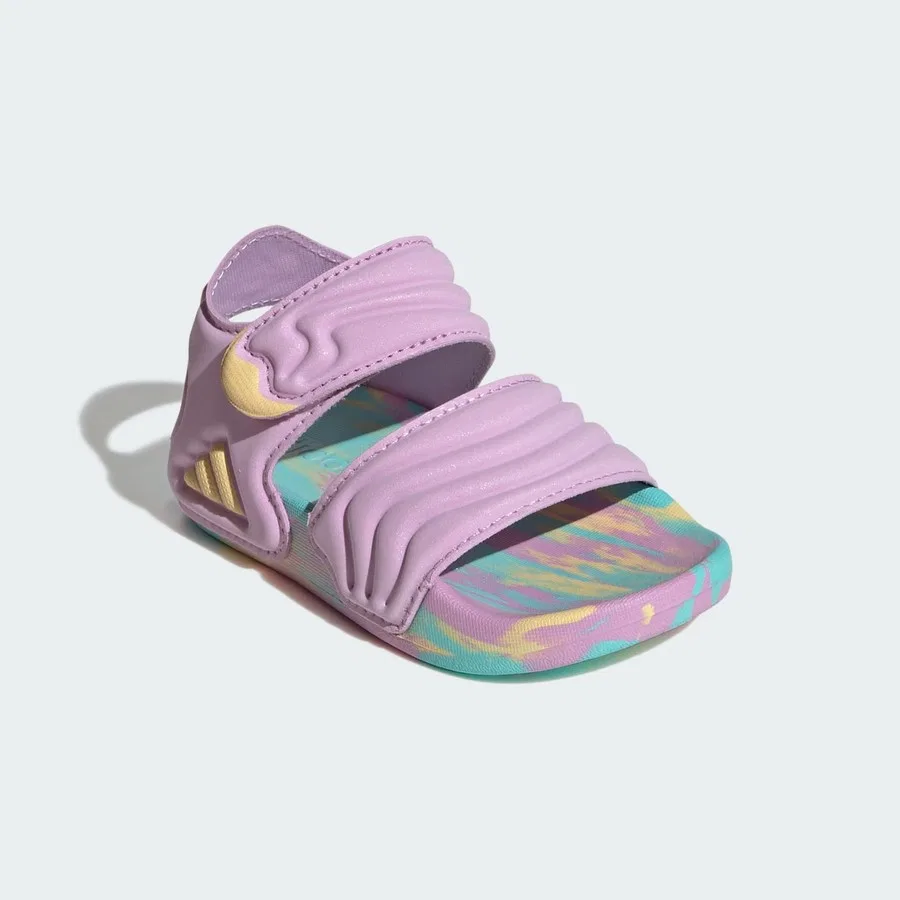 Сандалии Adilette с регулируемой застежкой, модель Sportswear HQ9212, adidas, Оранжевый — фото 2