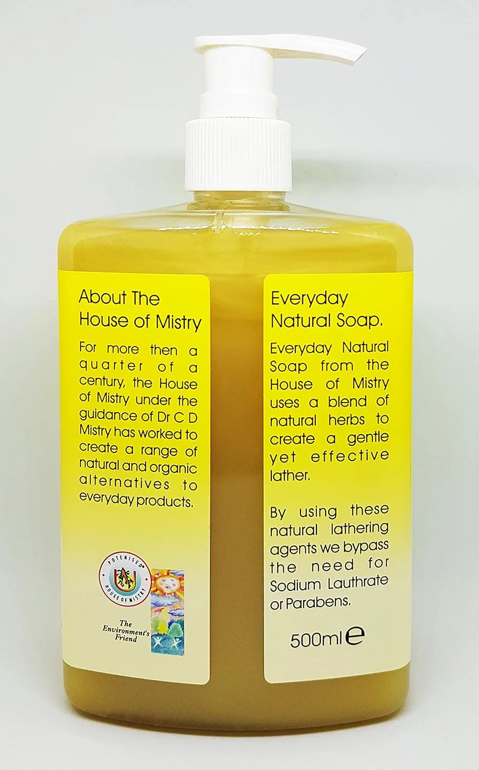 Жидкое мыло для рук Organic Everyday Natural Hand Liquid Soap, The House of Mistry, 500 мл — фото 2