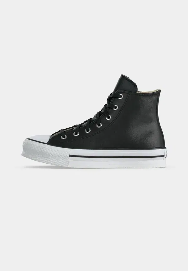Кроссовки Chuck Taylor All Star Lift Platform унисекс - высокие кроссовки Converse, белый/черный — фото 3