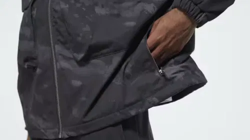 Мужская куртка с камуфляжным принтом Camo Jacket Adidas Originals, черный — фото 2
