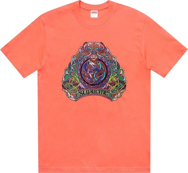 

Футболка Supreme Knot Tee 'Neon Orange', оранжевый