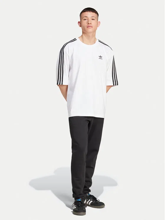 Футболка oversize adicolor Adidas, белый — фото 2