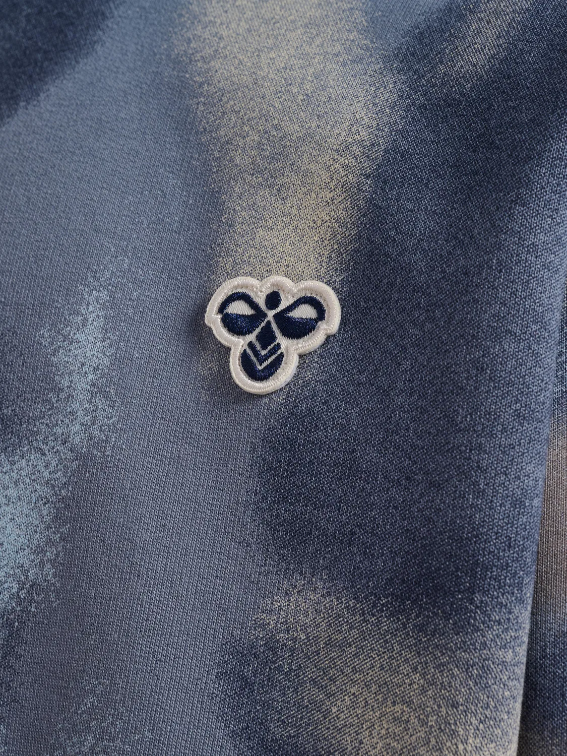 Детское худи свободного кроя Loose Aop Hoodie Hummel, цвет Grau — фото 3