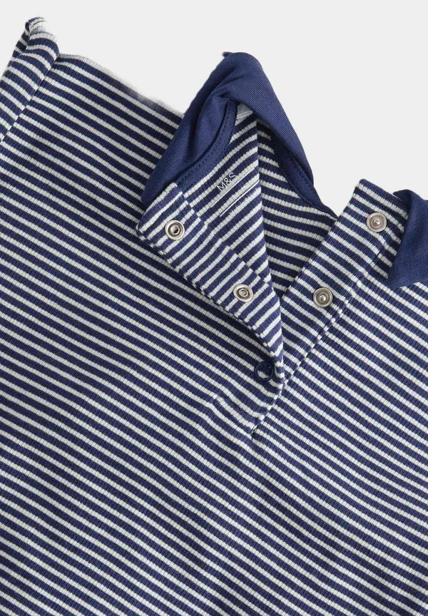 Комплект из топа и брюк в полоску Marks & Spencer, деним, деним — фото 3