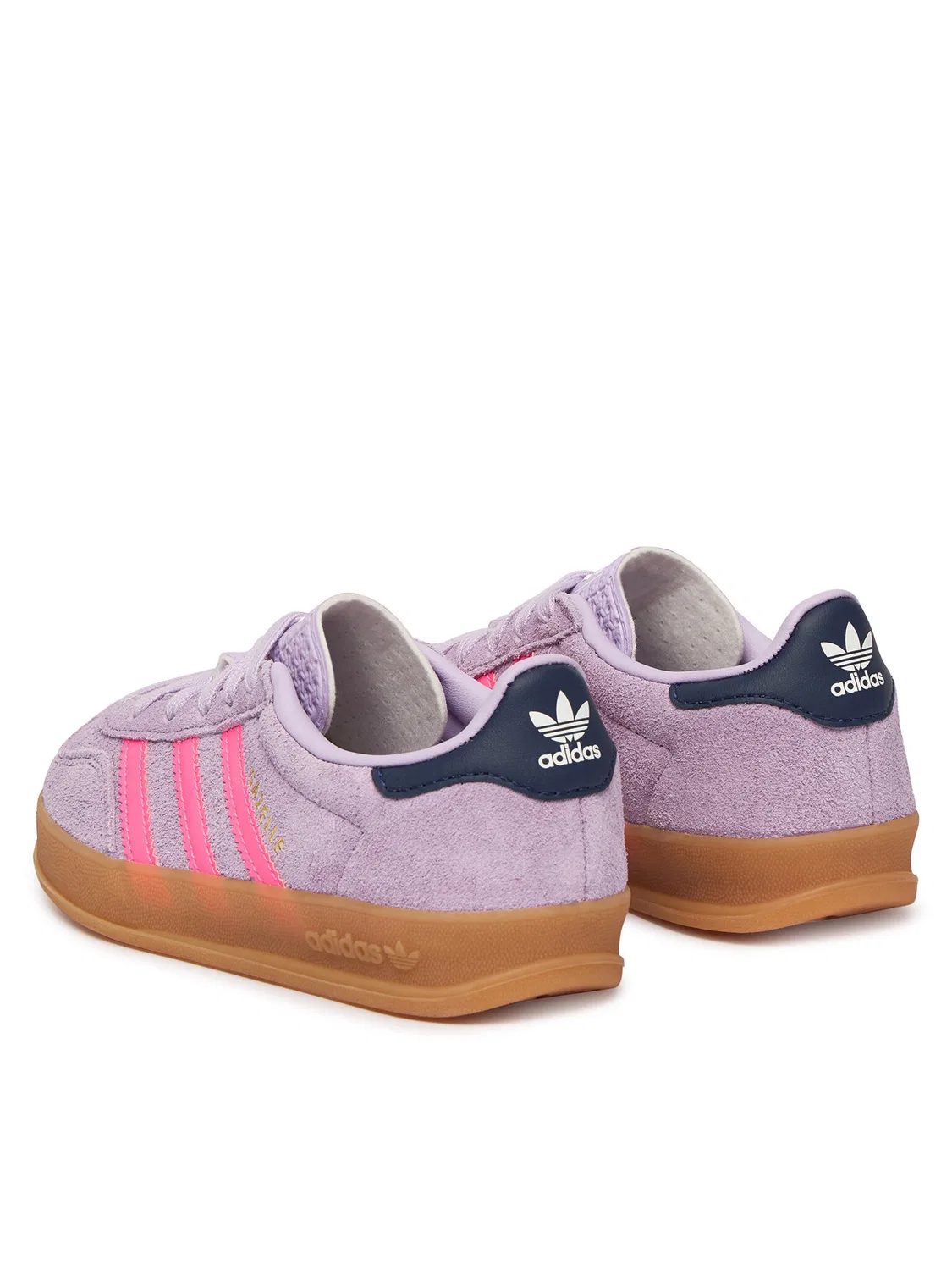 Кроссовки для девочки Gazelle Indoor Shoes Adidas, фиолетовый — фото 3