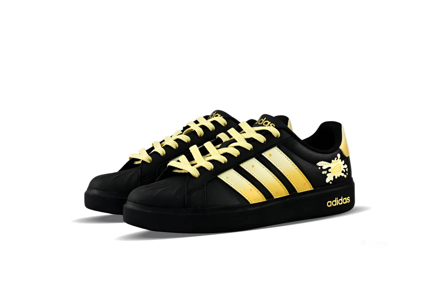 Детские кеды для скейтбординга Yellow Adidas, Yellow — фото 4
