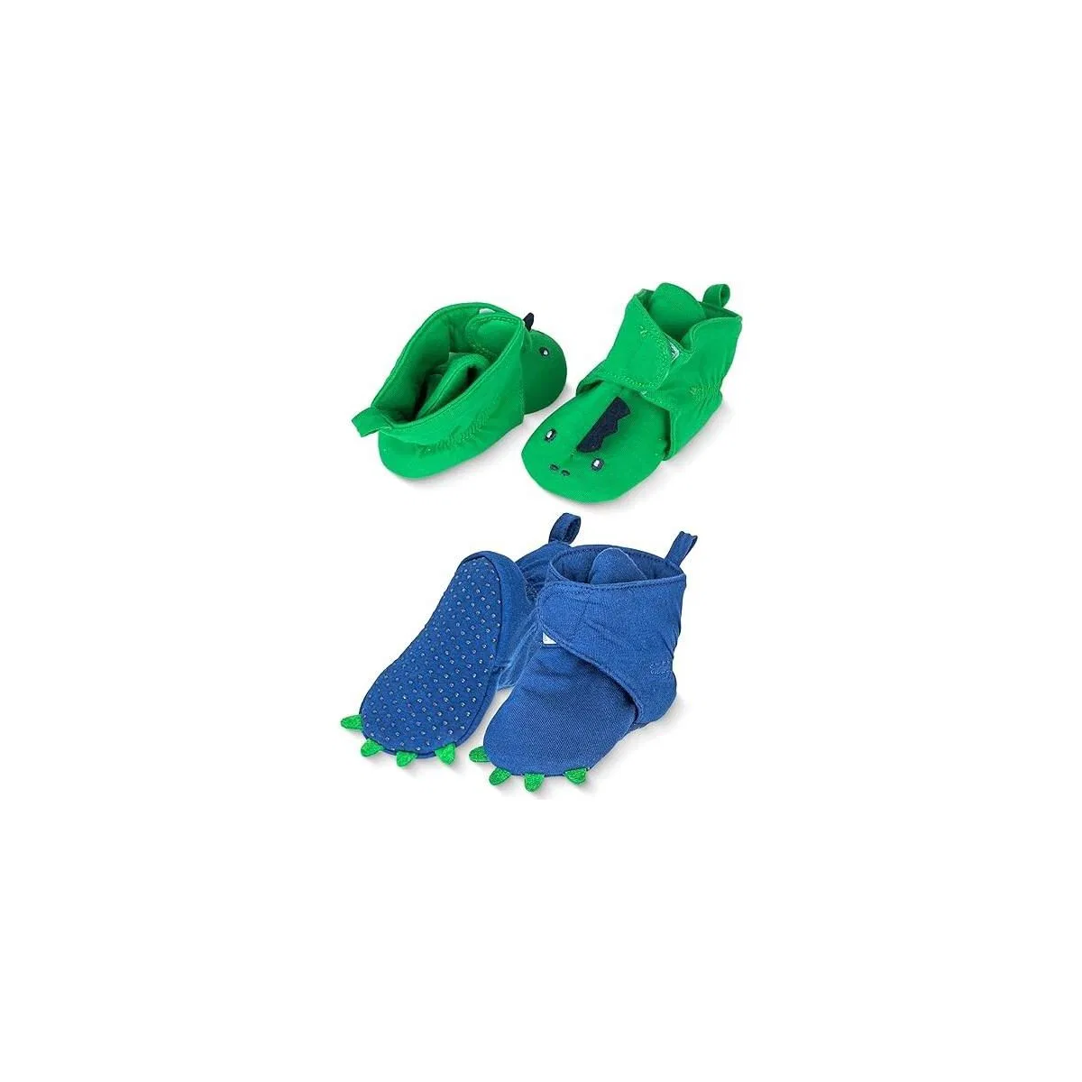 Детские пинетки нескользящие с моделью Green Dino, Rising Star, Green Dino