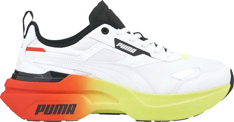

Кроссовки Puma Wmns Kosmo Rider Gradient - White Fizzy Yellow, белый