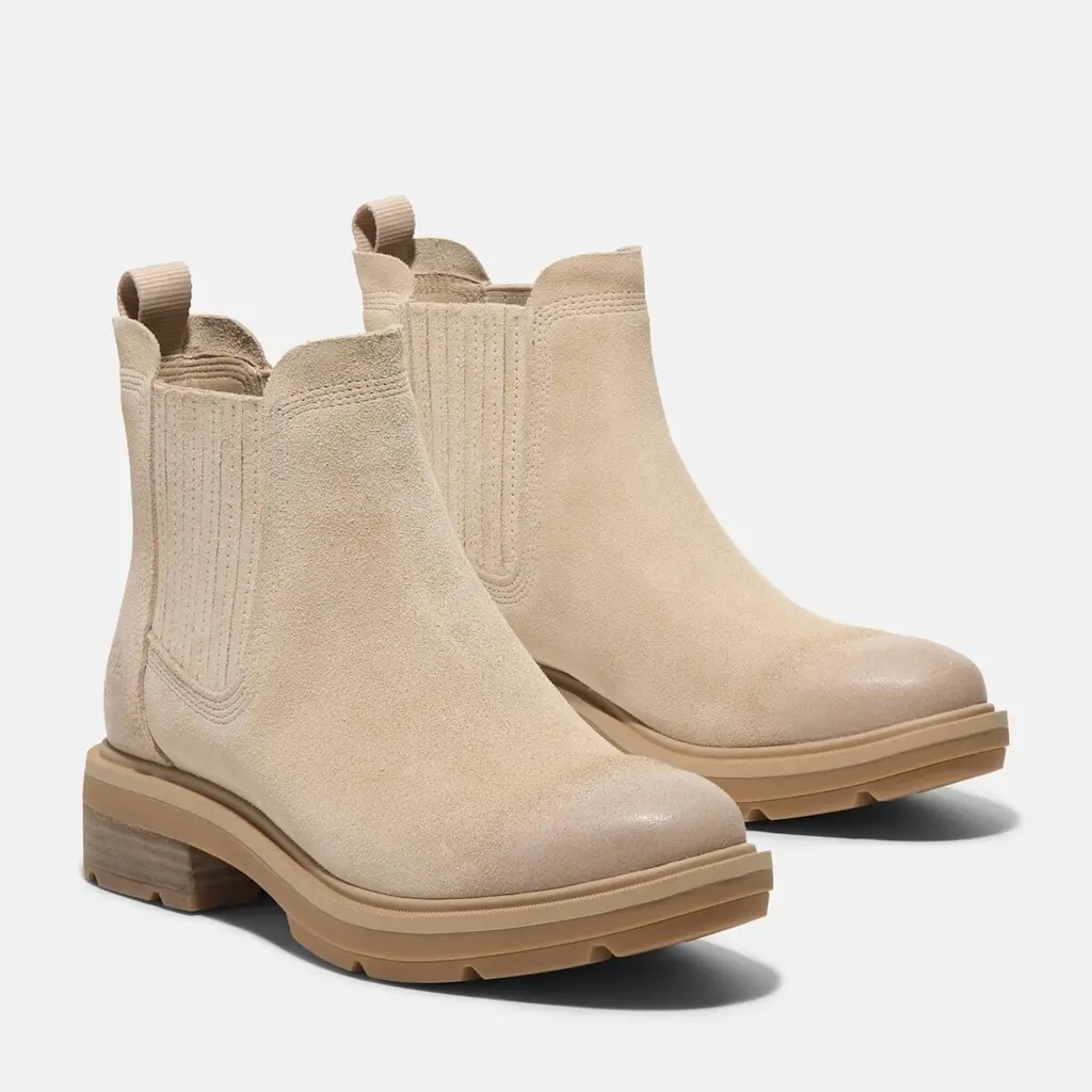 Ботинки женские Timberland Brimfield Mid Chelsea, бежевый — фото 2