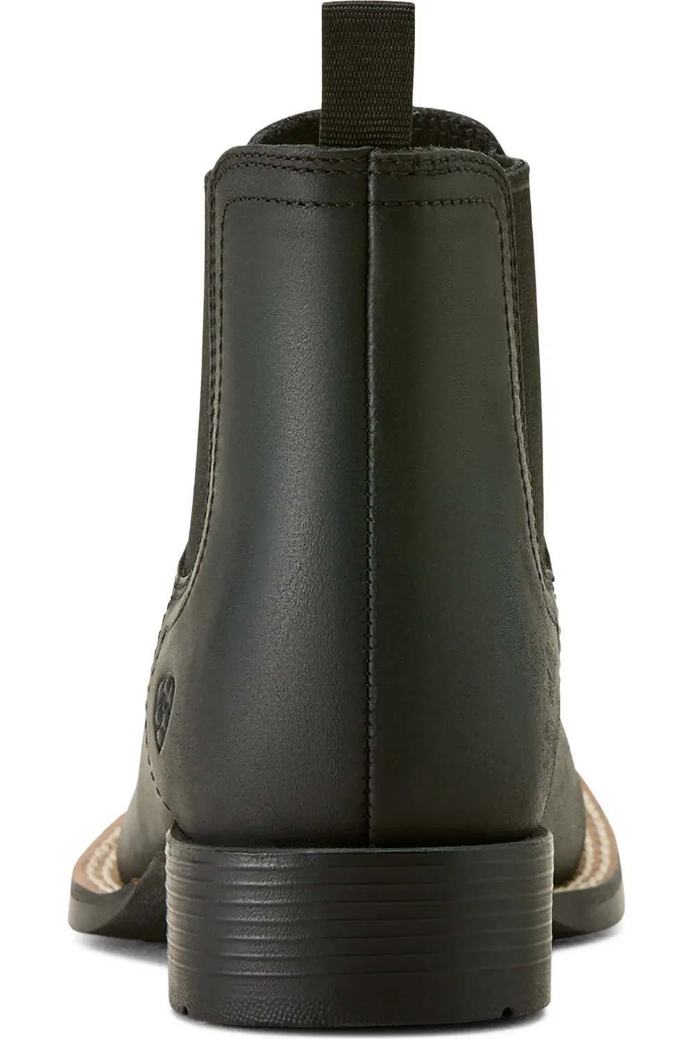 Детские ботинки челси Western Booker широкий квадратный носок Ariat, Tricorn Black — фото 4