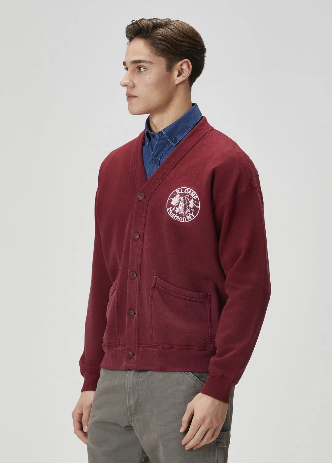 Свитшот Polo Ralph Lauren Vintage, красный — фото 3