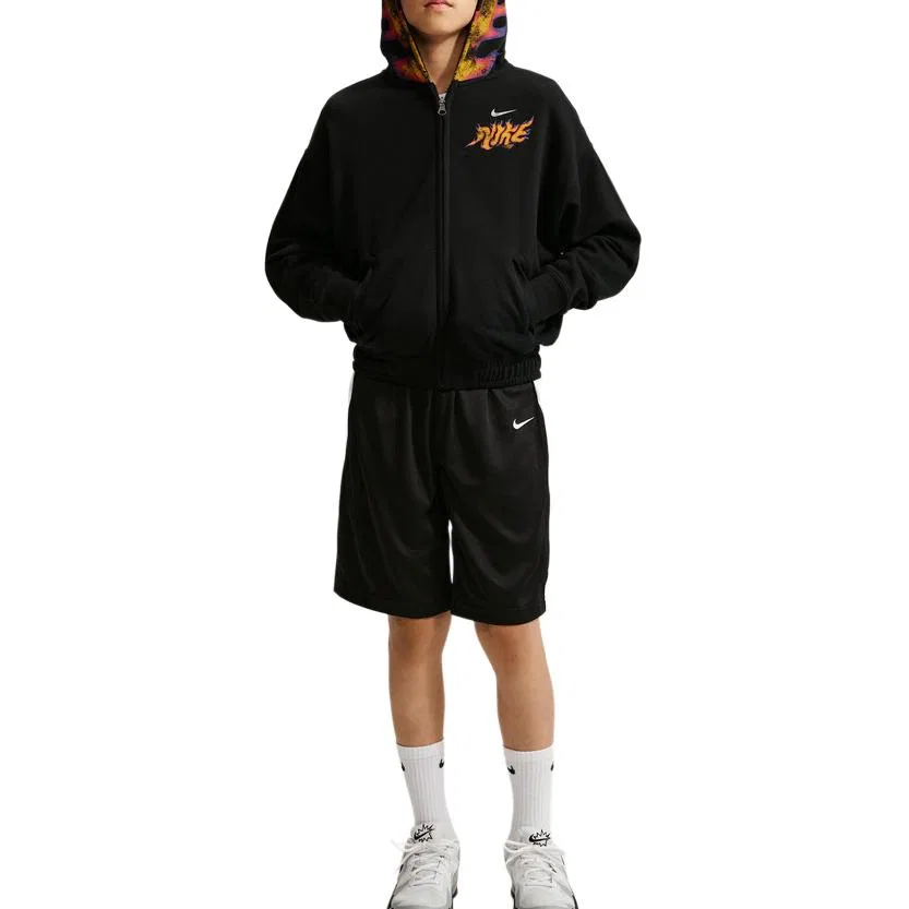 Детский свитшот с капюшоном Nike Kids, черный — фото 3