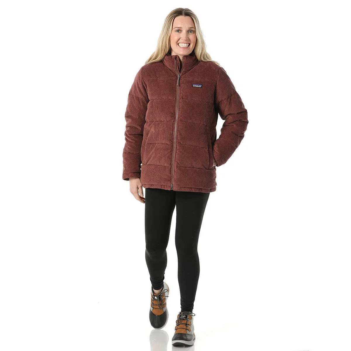 Пальто из вельвета с утеплителем Cord Fjord Coat Patagonia, Dulse Mauve — фото 2