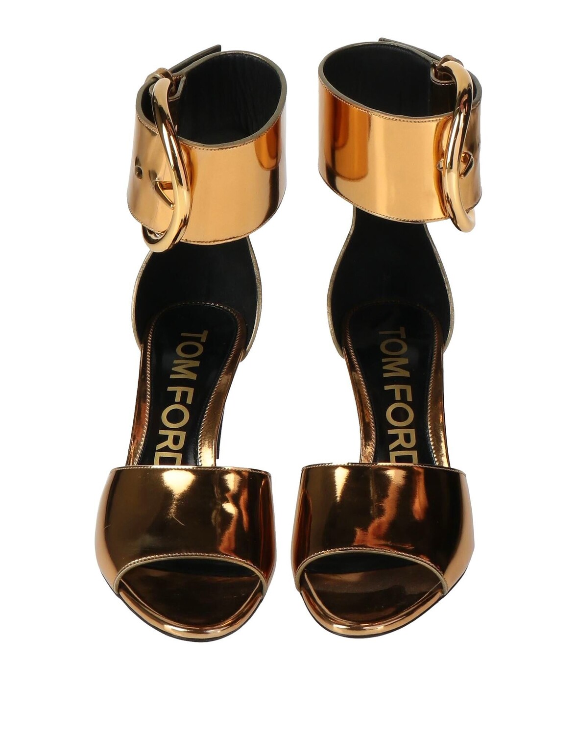 Сандалии Tom Ford, золото — фото 4