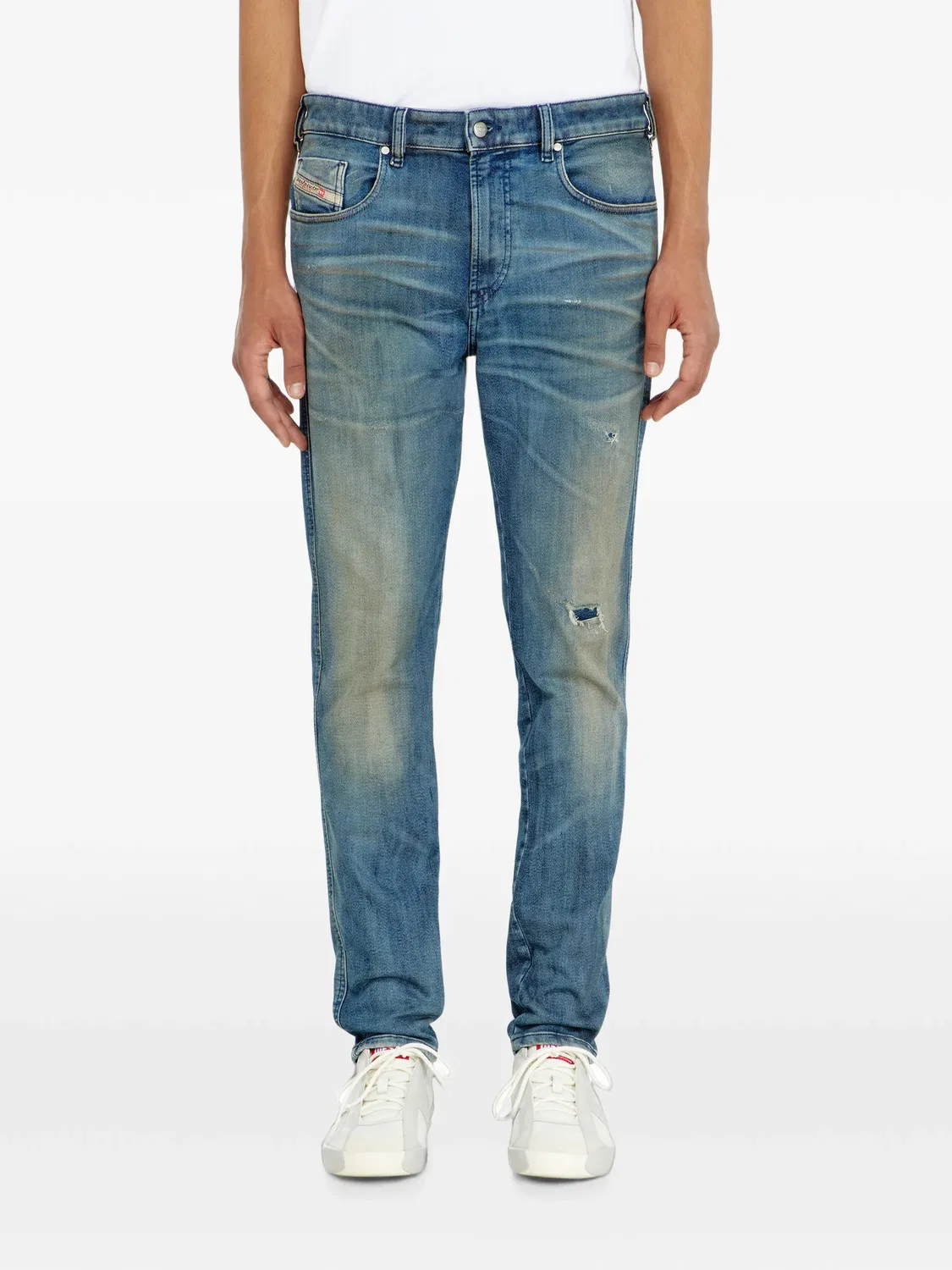 Узкие джинсы 2062 D-Strukt JoggJeans 09P98 Diesel, синий — фото 3