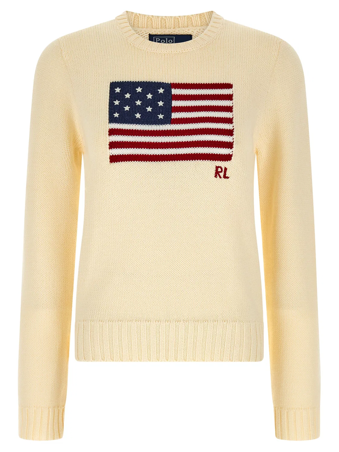 Женский вязаный кардиган с интарсией Beige Cotton Cardigan Polo Ralph Lauren, Beige