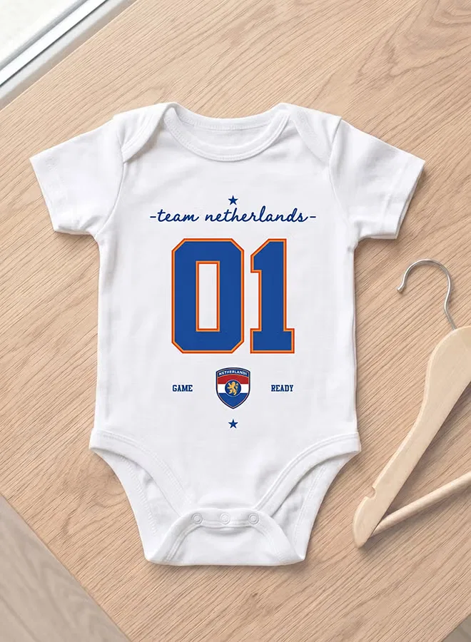 Боди-комбинезон с принтом Little Champion Nurtur, белый — фото 2