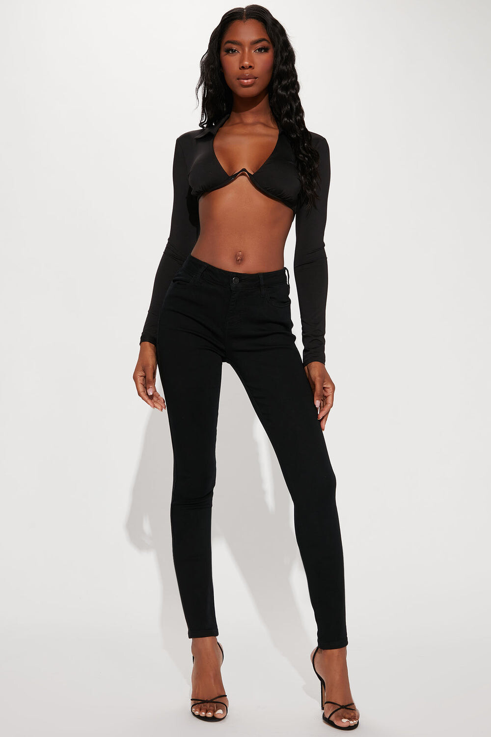 

Джинсы скинни Fashion Nova P633T, черный